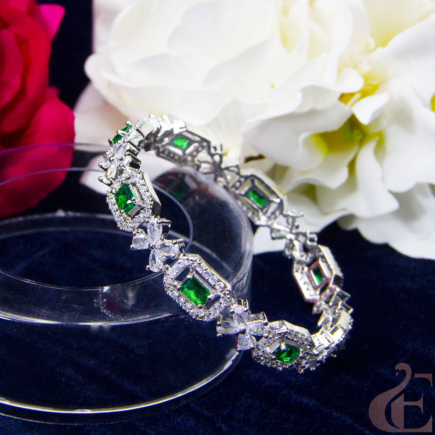 Top view of AD Stone Premium Bangles (1 Pcs)