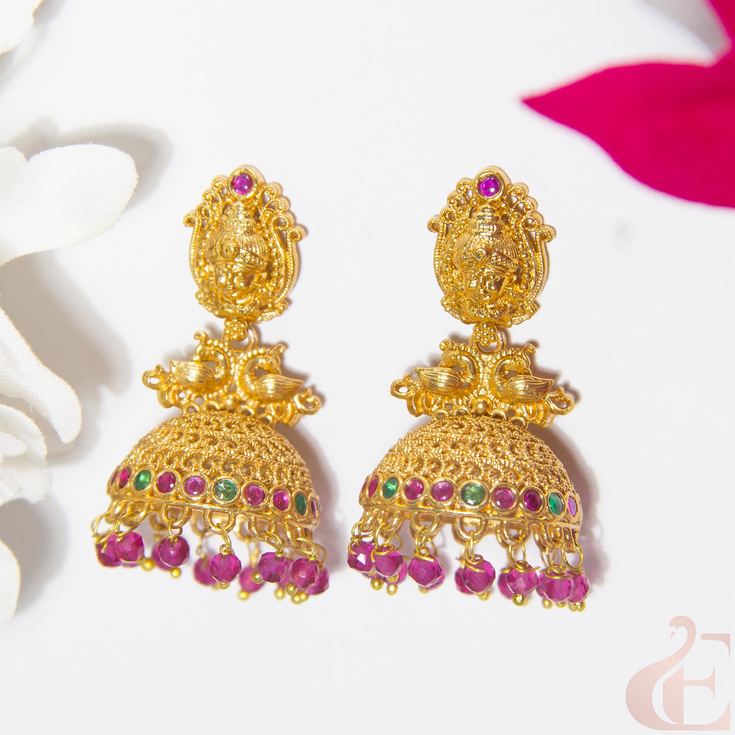 Top view of Antique Premium Jhumka 116