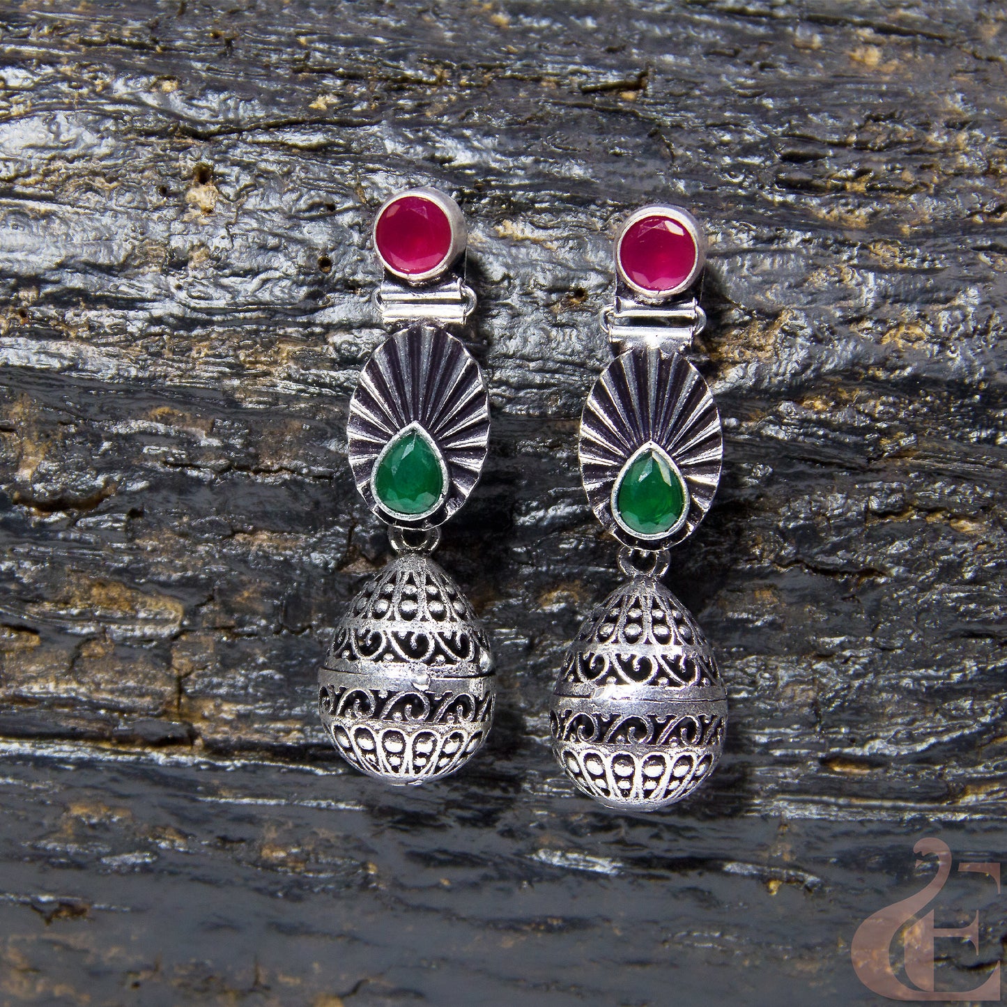 Premium Silver Replica Earrings