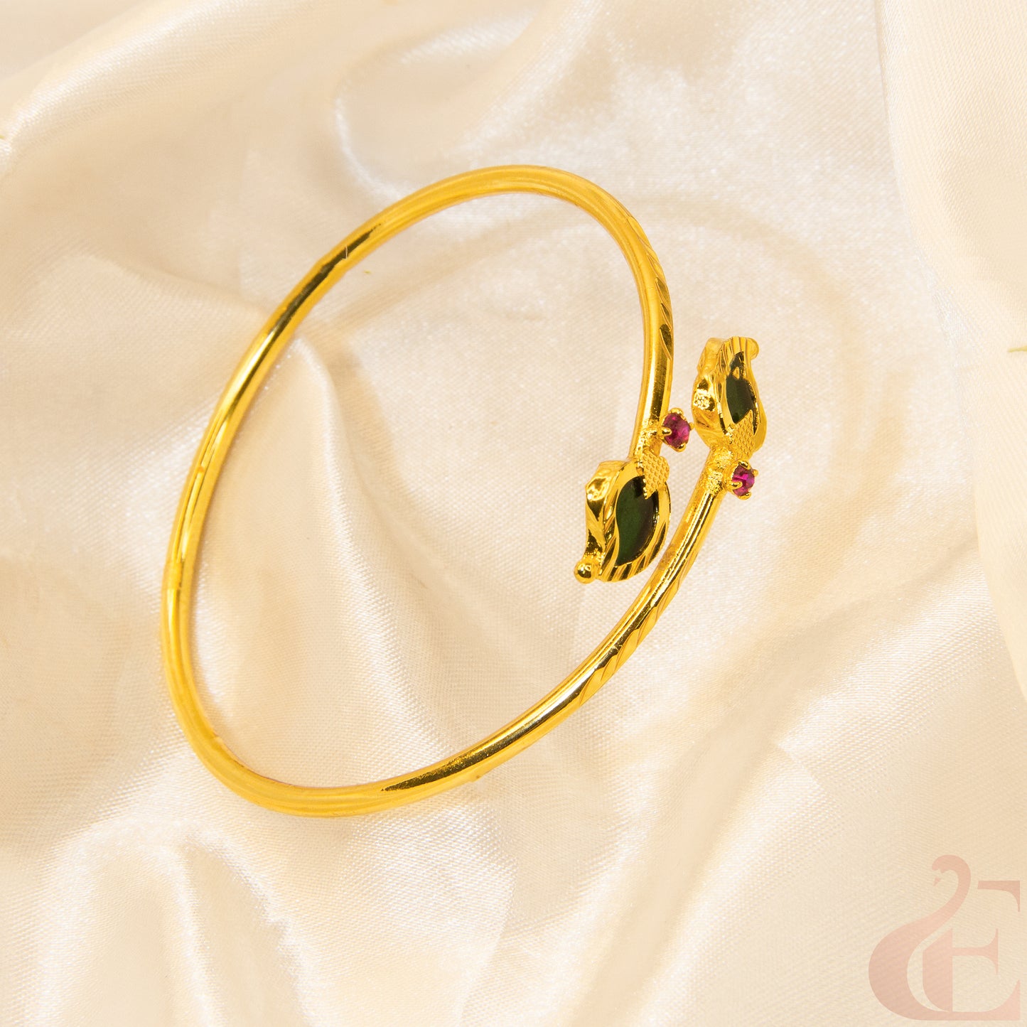 Green Palakka Manga Open Openable Kada Bracelet 16