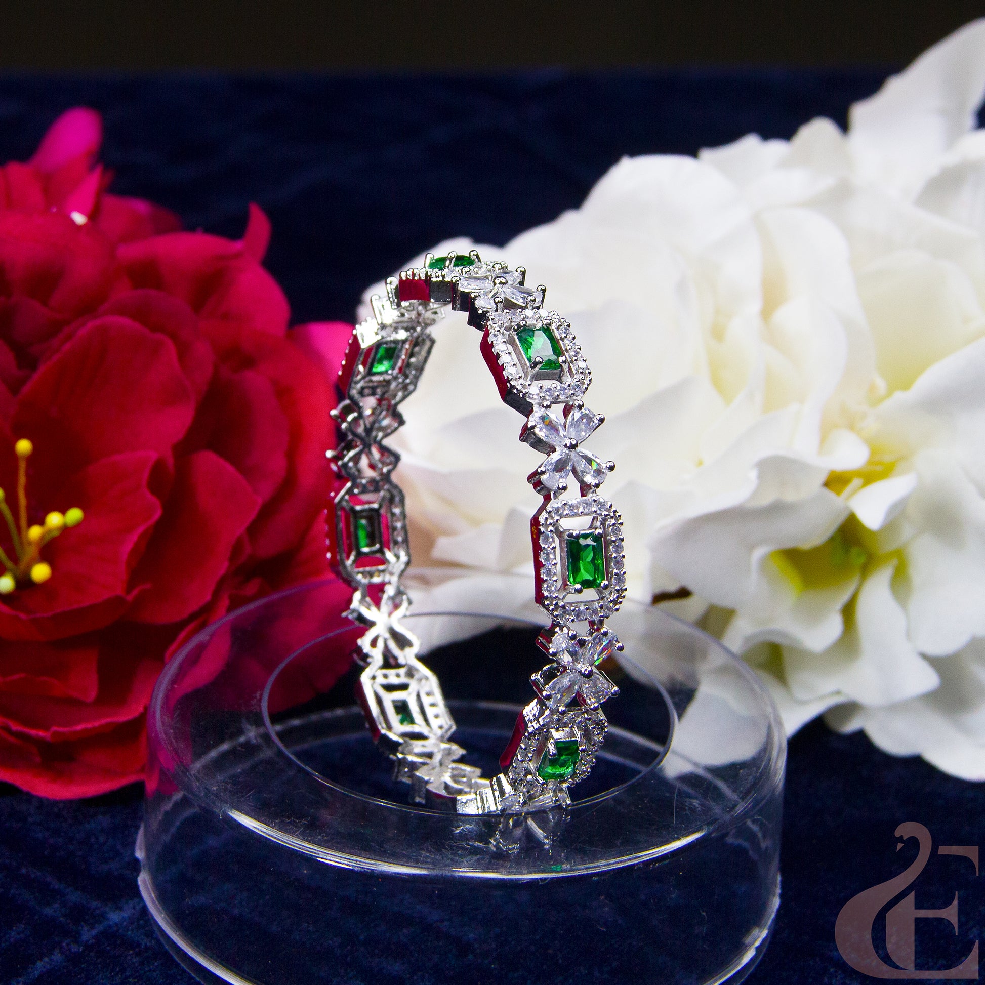 Top view of AD Stone Premium Bangles (1 Pcs)