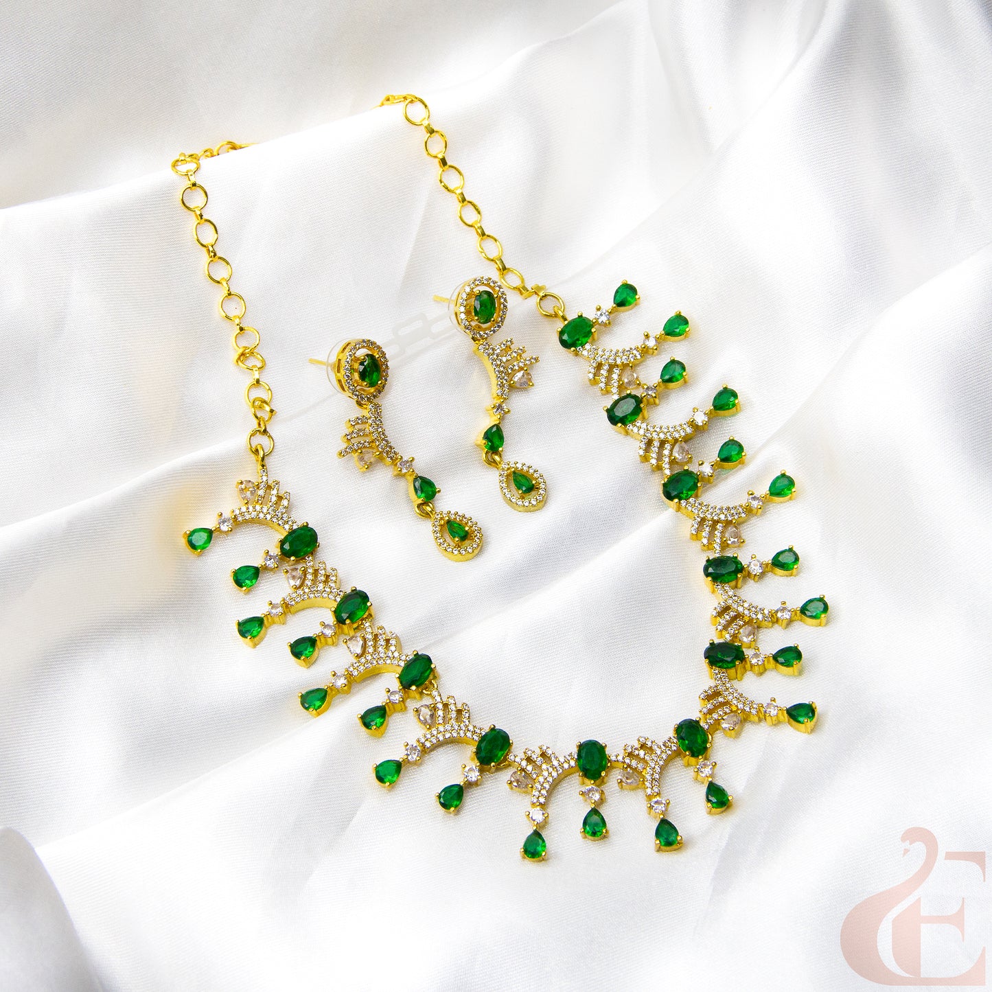 Premium AD  Necklace & Earrings