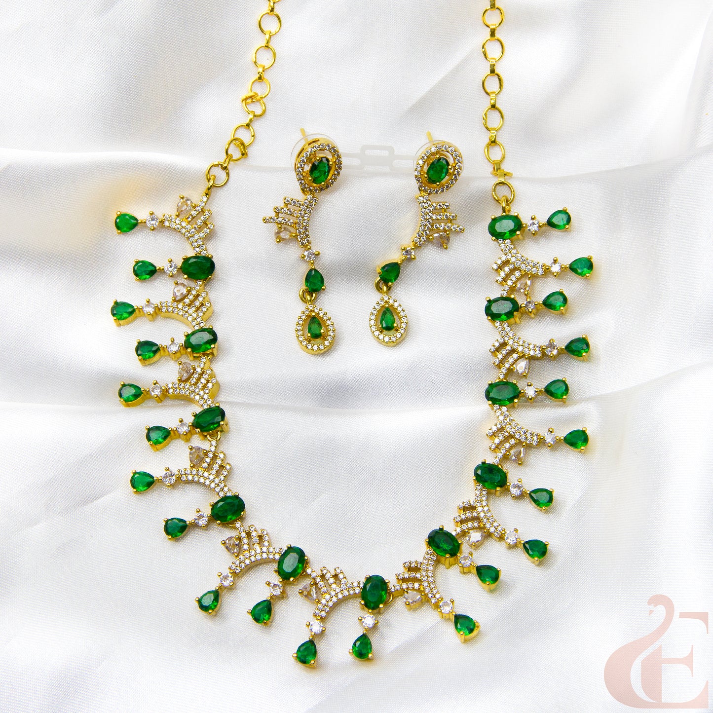 Premium AD  Necklace & Earrings