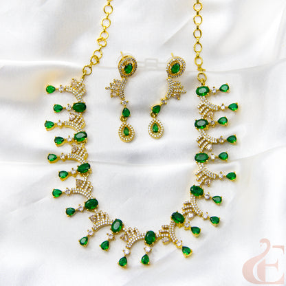 Premium AD  Necklace & Earrings