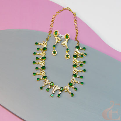 Premium AD  Necklace & Earrings