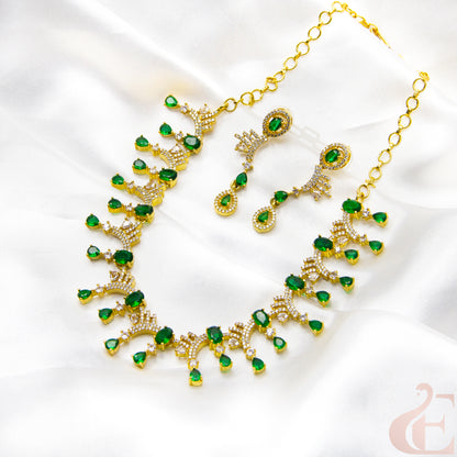 Premium AD  Necklace & Earrings