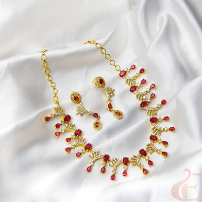 Premium AD  Necklace & Earrings