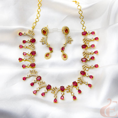 Premium AD  Necklace & Earrings