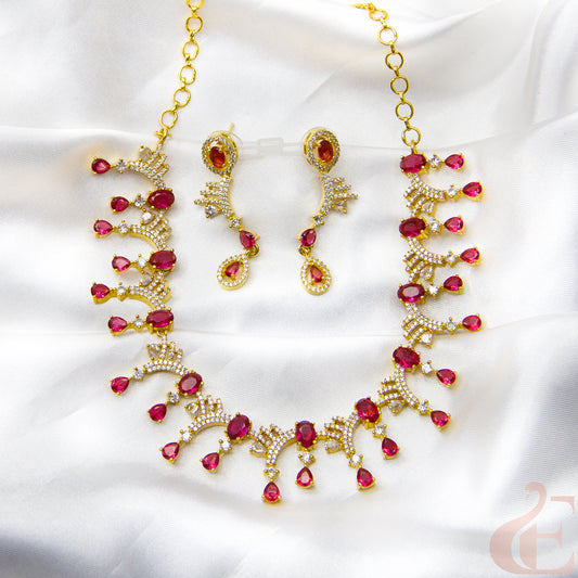 Premium AD  Necklace & Earrings
