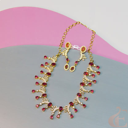 Premium AD  Necklace & Earrings