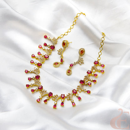 Premium AD  Necklace & Earrings