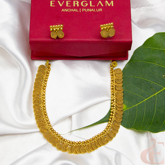 Top view of Antique Necklace & Earrings 