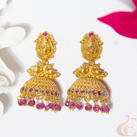 Top view of Antique Premium Jhumka 116