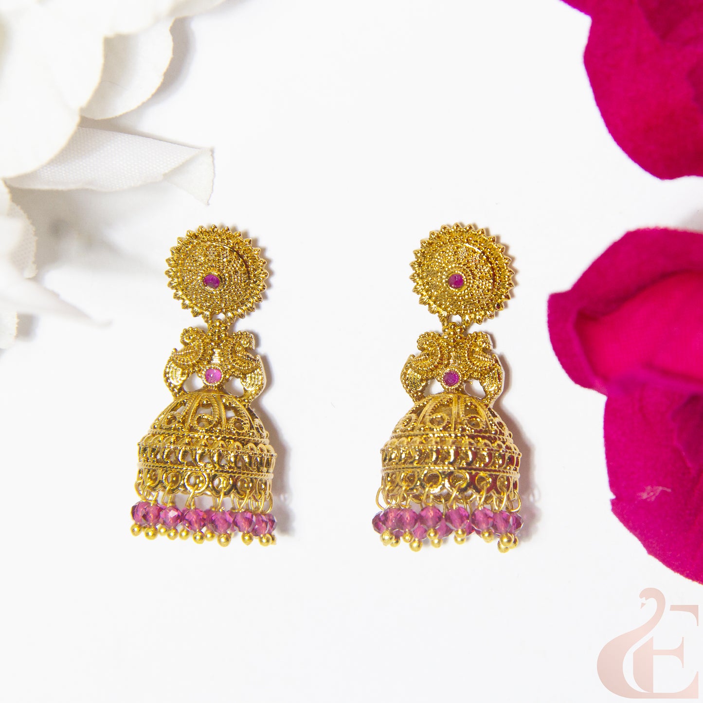 Top view of Antique Premium Jhumka 123