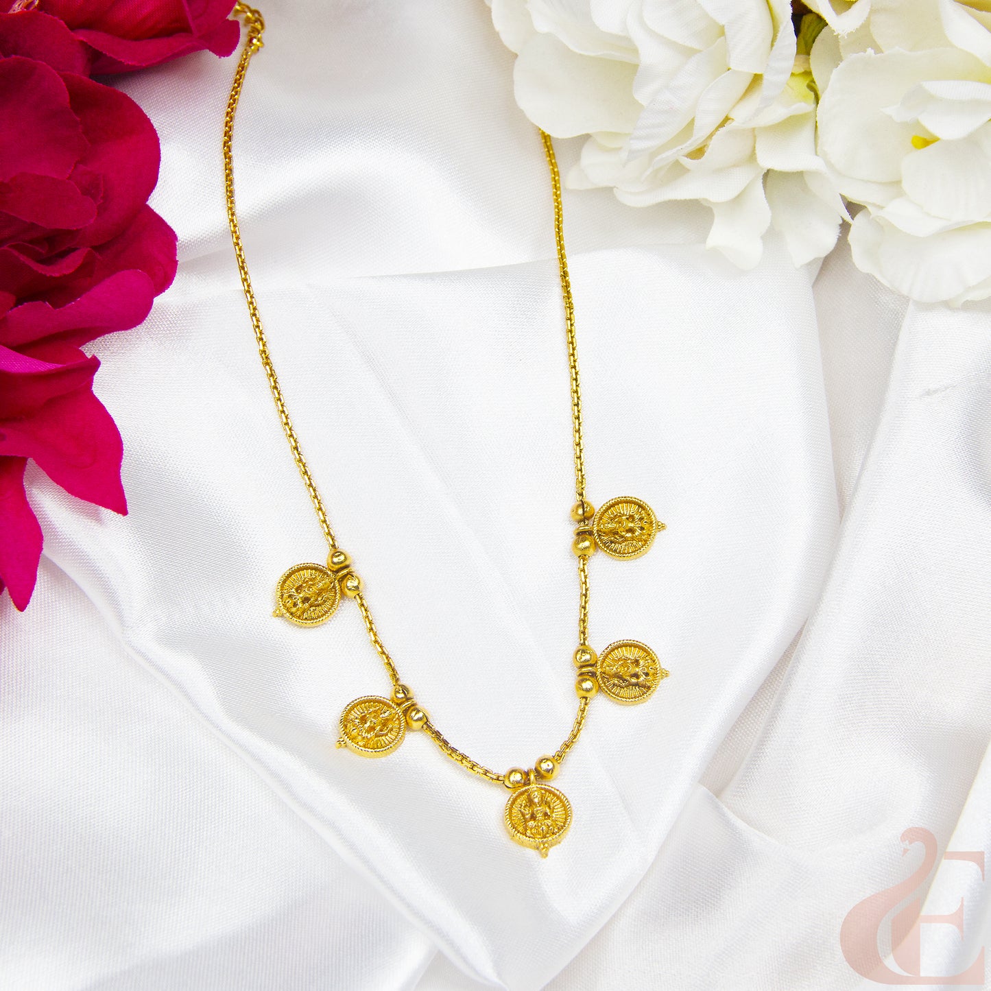 Top view of Antique Temple Necklace 