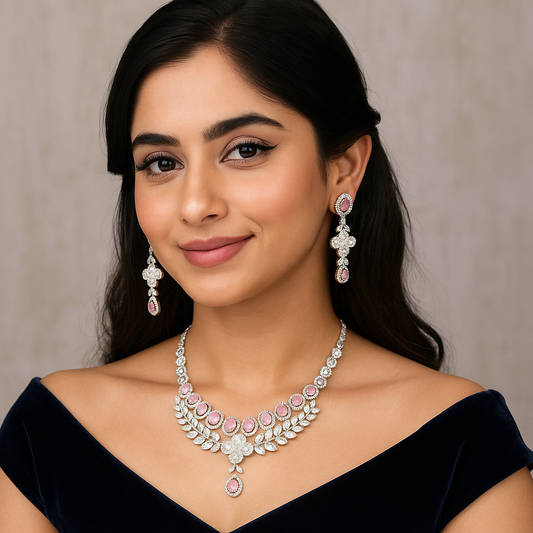 Premium AD  Necklace & Earrings 80