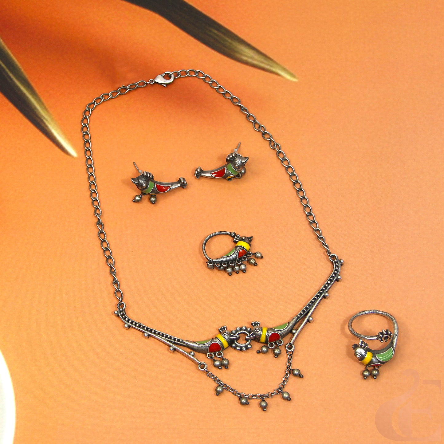 Silver Replica Choker Set