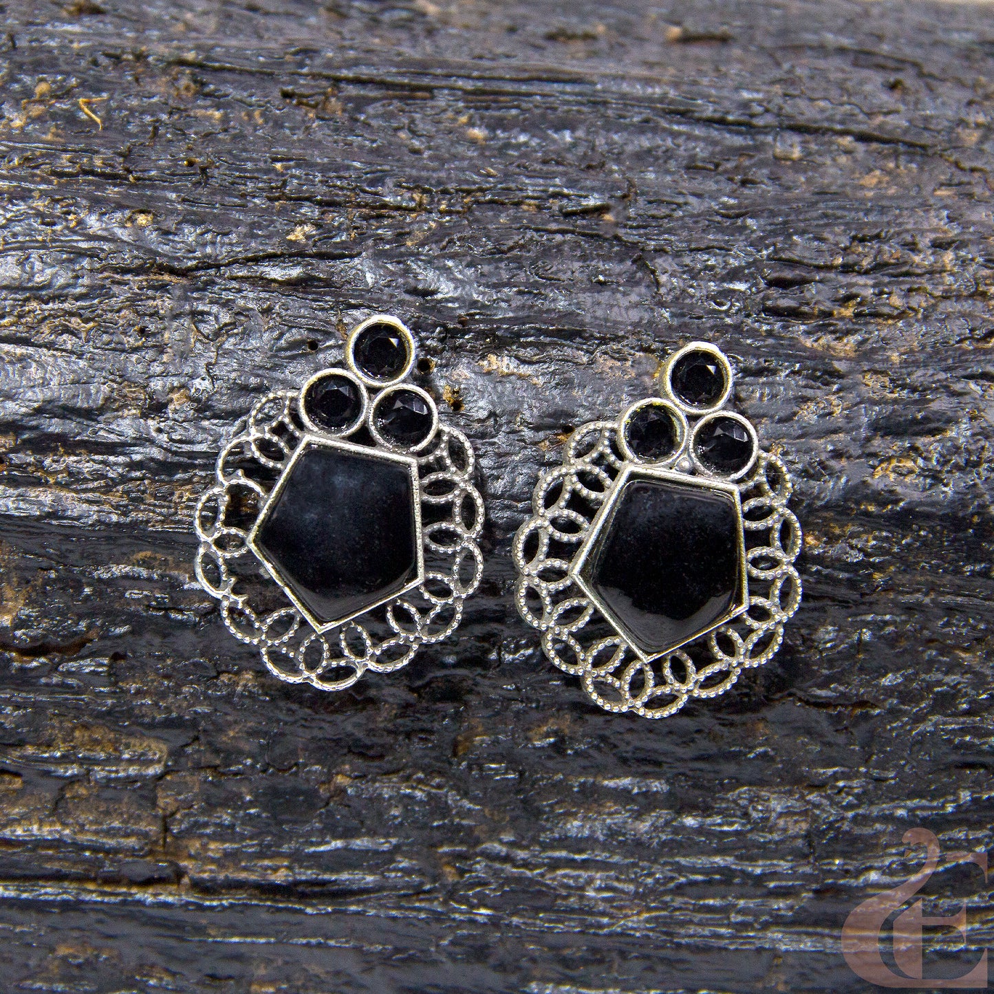 Premium Silver Replica Earrings 02