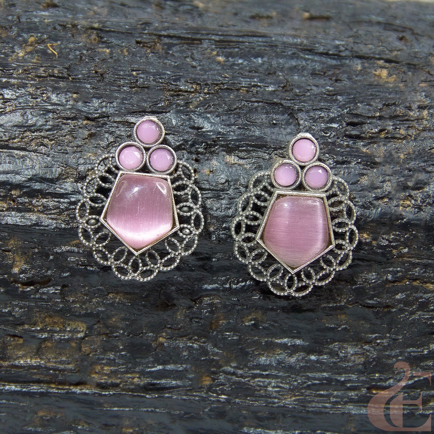 Premium Silver Replica Earrings 02