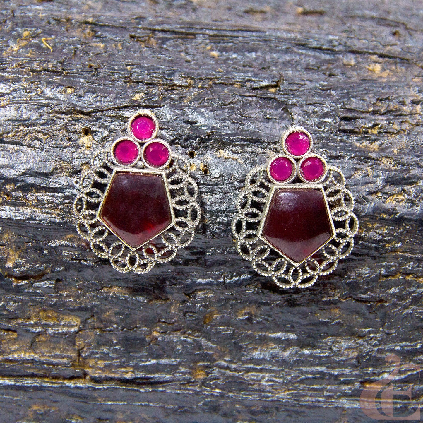 Premium Silver Replica Earrings 02