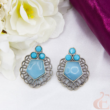 Premium Silver Replica Earrings 02