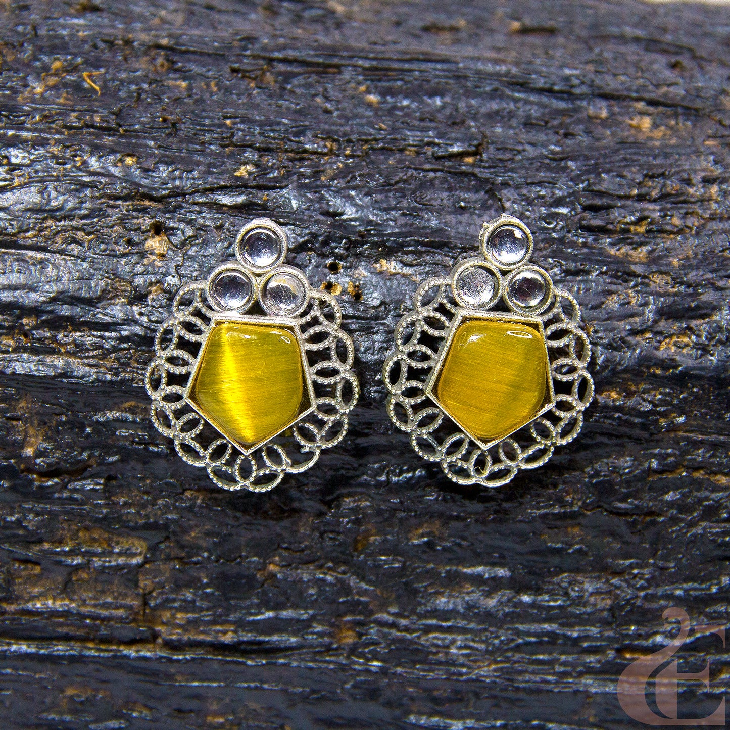 Premium Silver Replica Earrings 02