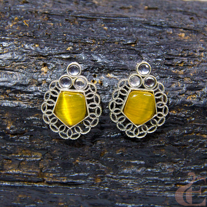 Premium Silver Replica Earrings 02