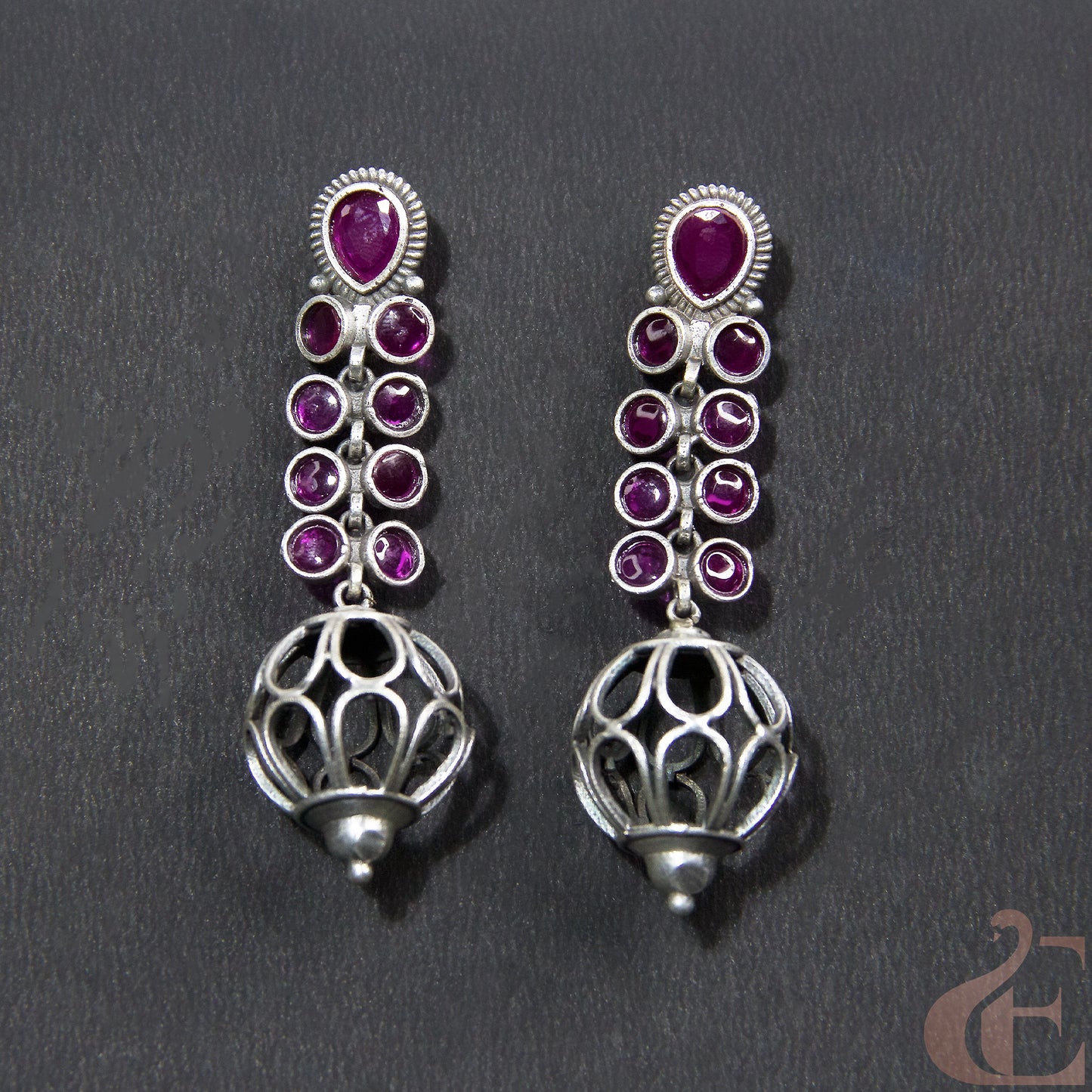 Premium Silver Replica Earrings