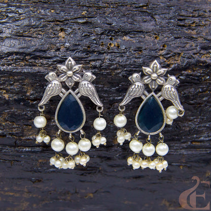 Premium Silver Replica Earrings