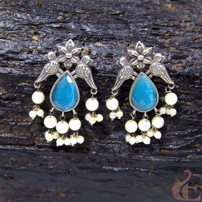 Premium Silver Replica Earrings