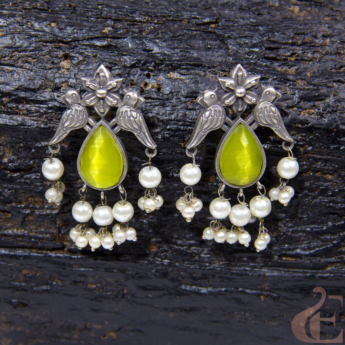 Premium Silver Replica Earrings