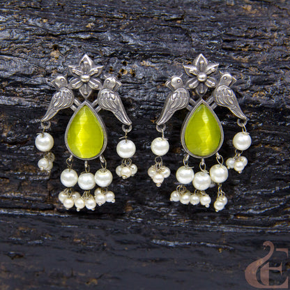 Premium Silver Replica Earrings