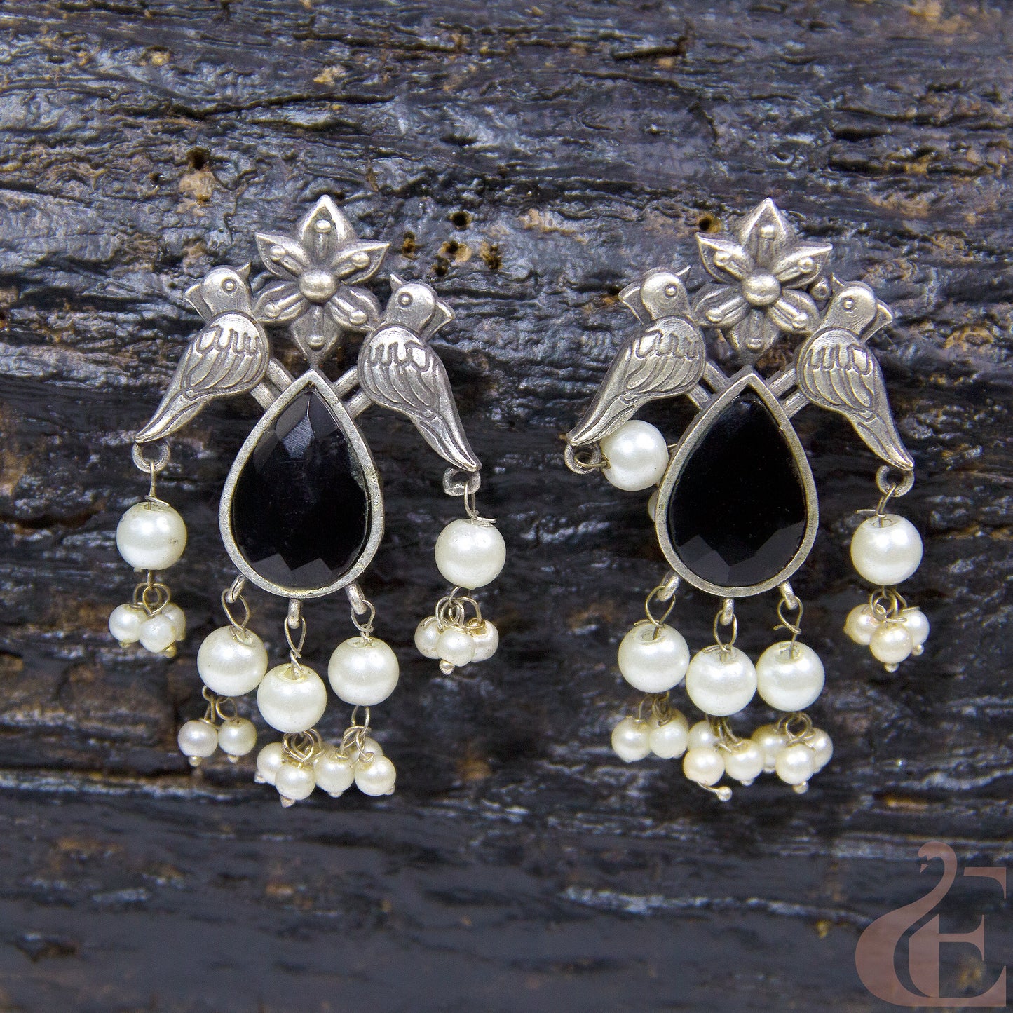 Premium Silver Replica Earrings