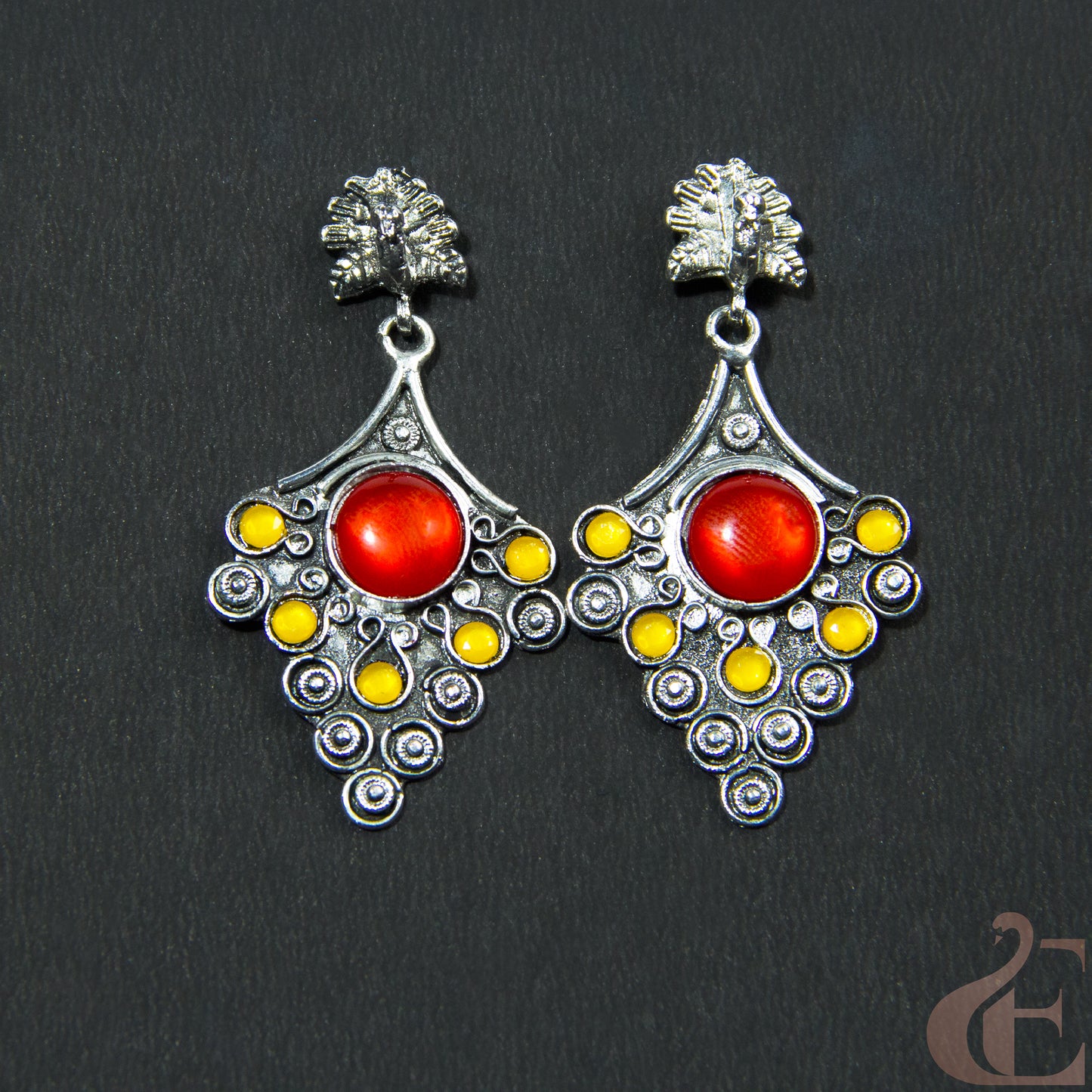 Premium Silver Replica Earrings