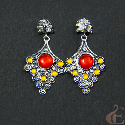 Premium Silver Replica Earrings