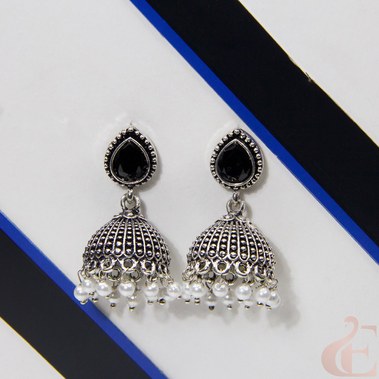Oxidised Jhumka Earrings 18