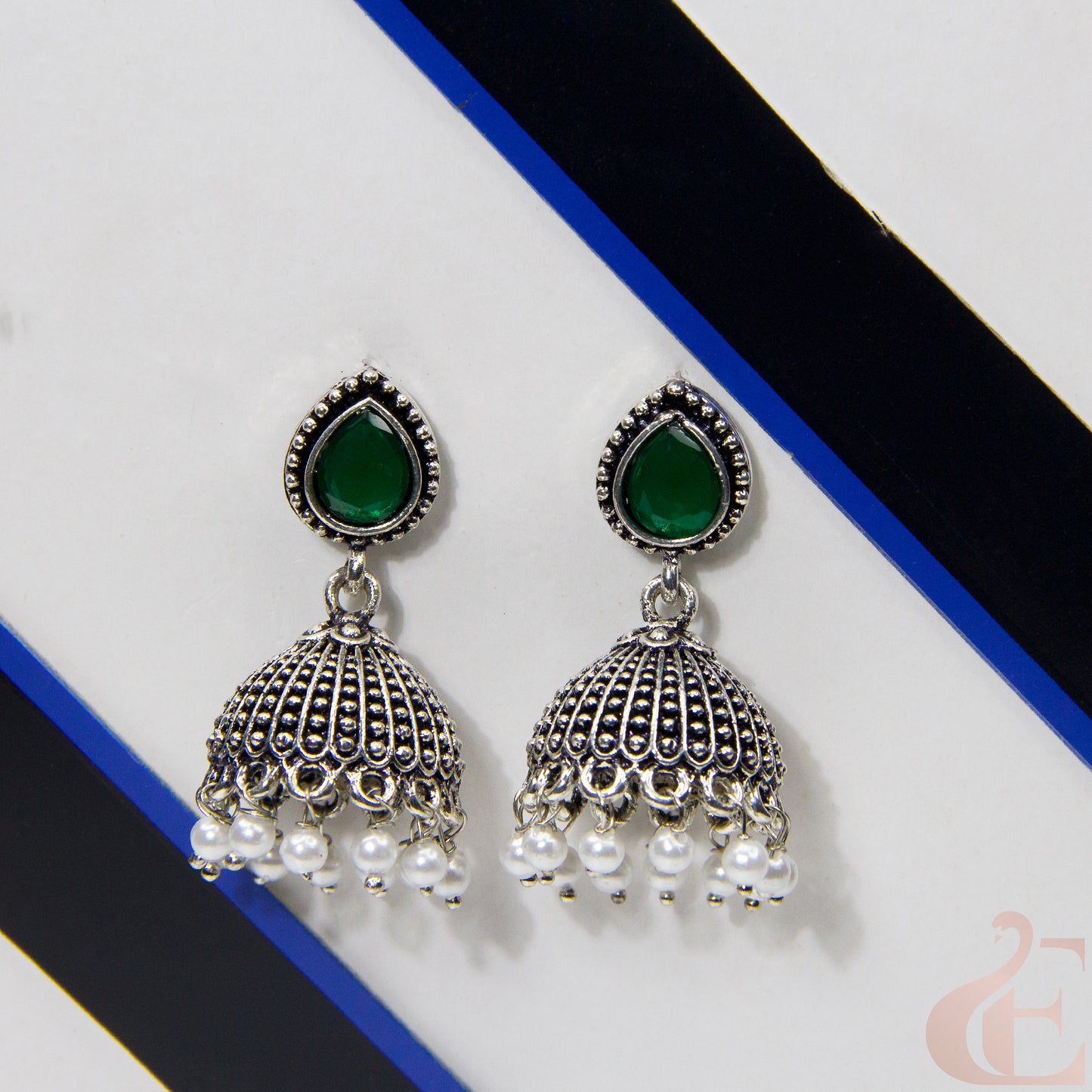 Oxidised Jhumka Earrings 18