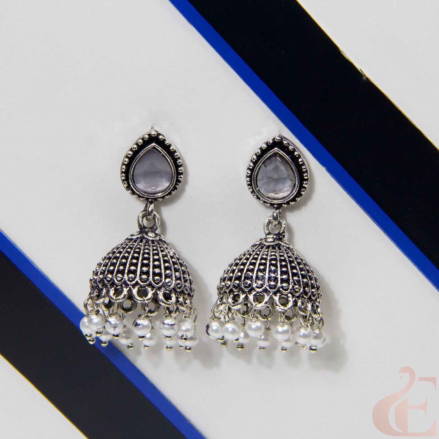 Oxidised Jhumka Earrings 18