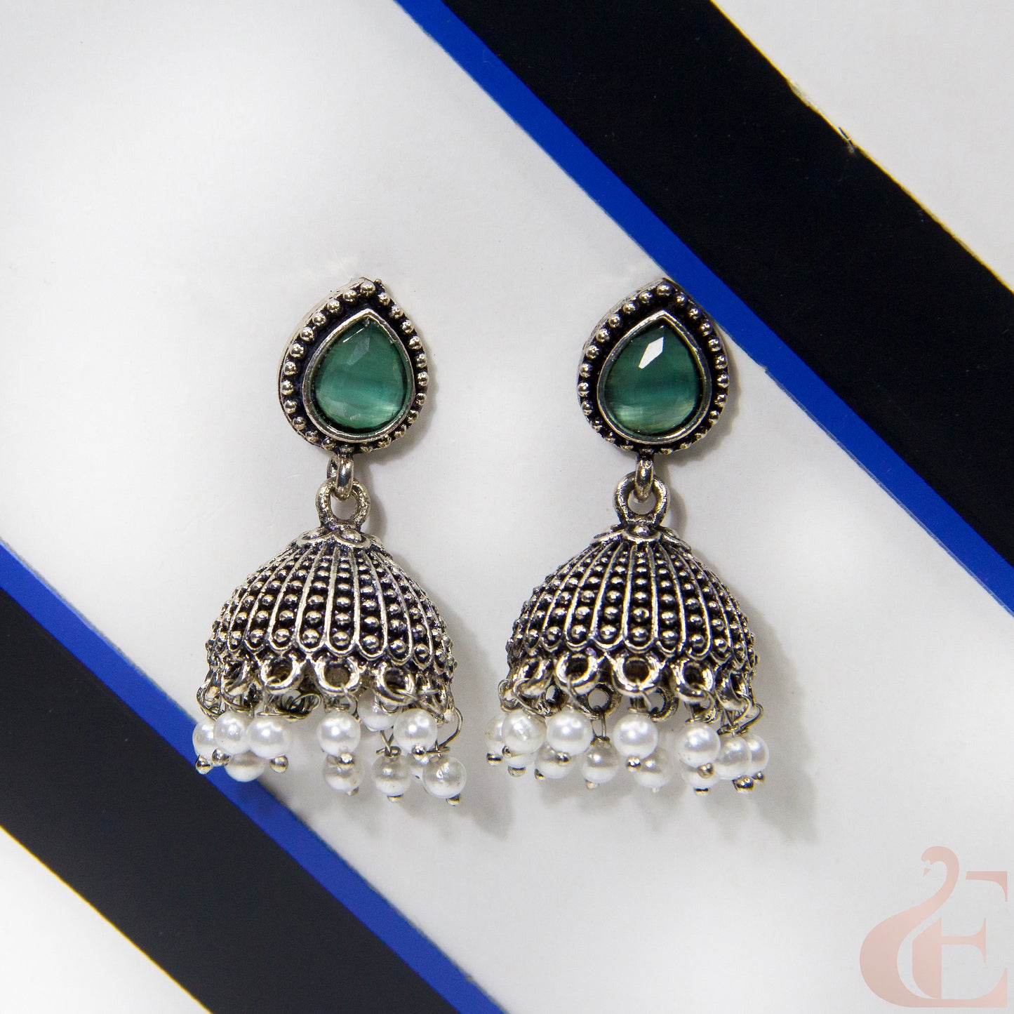 Oxidised Jhumka Earrings 18