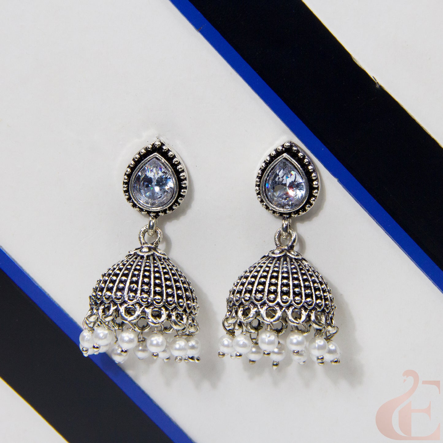 Oxidised Jhumka Earrings 18