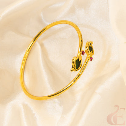 Green Palakka Manga Open Openable Kada Bracelet 16