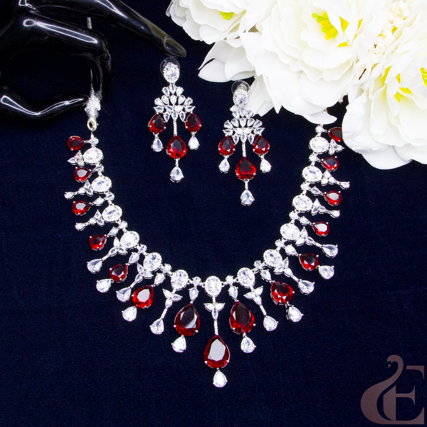 Elegant Design AD Necklace Set 11