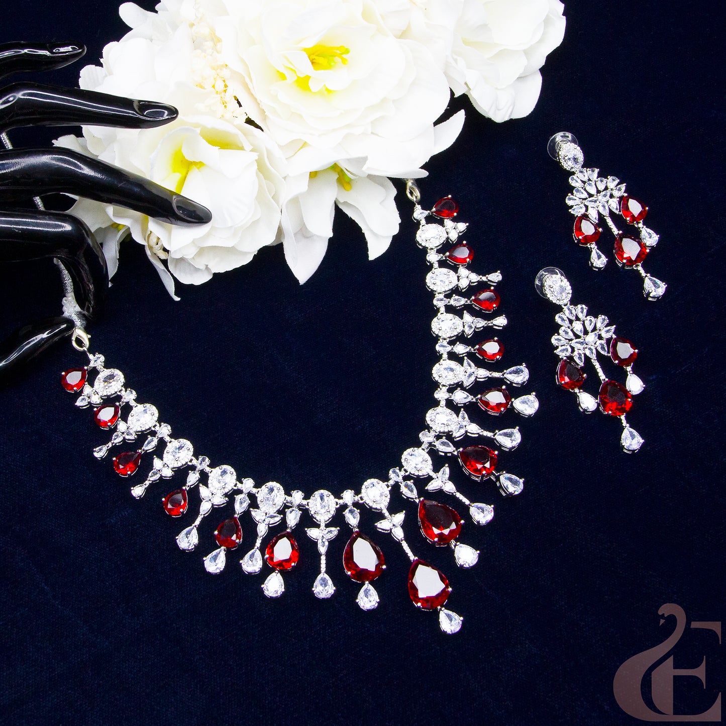 Elegant Design AD Necklace Set 11