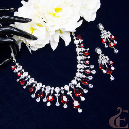 Elegant Design AD Necklace Set 11