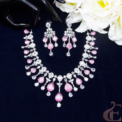 Elegant Design AD Necklace Set 11