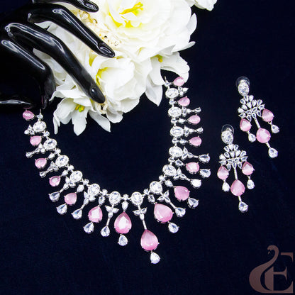 Elegant Design AD Necklace Set 11