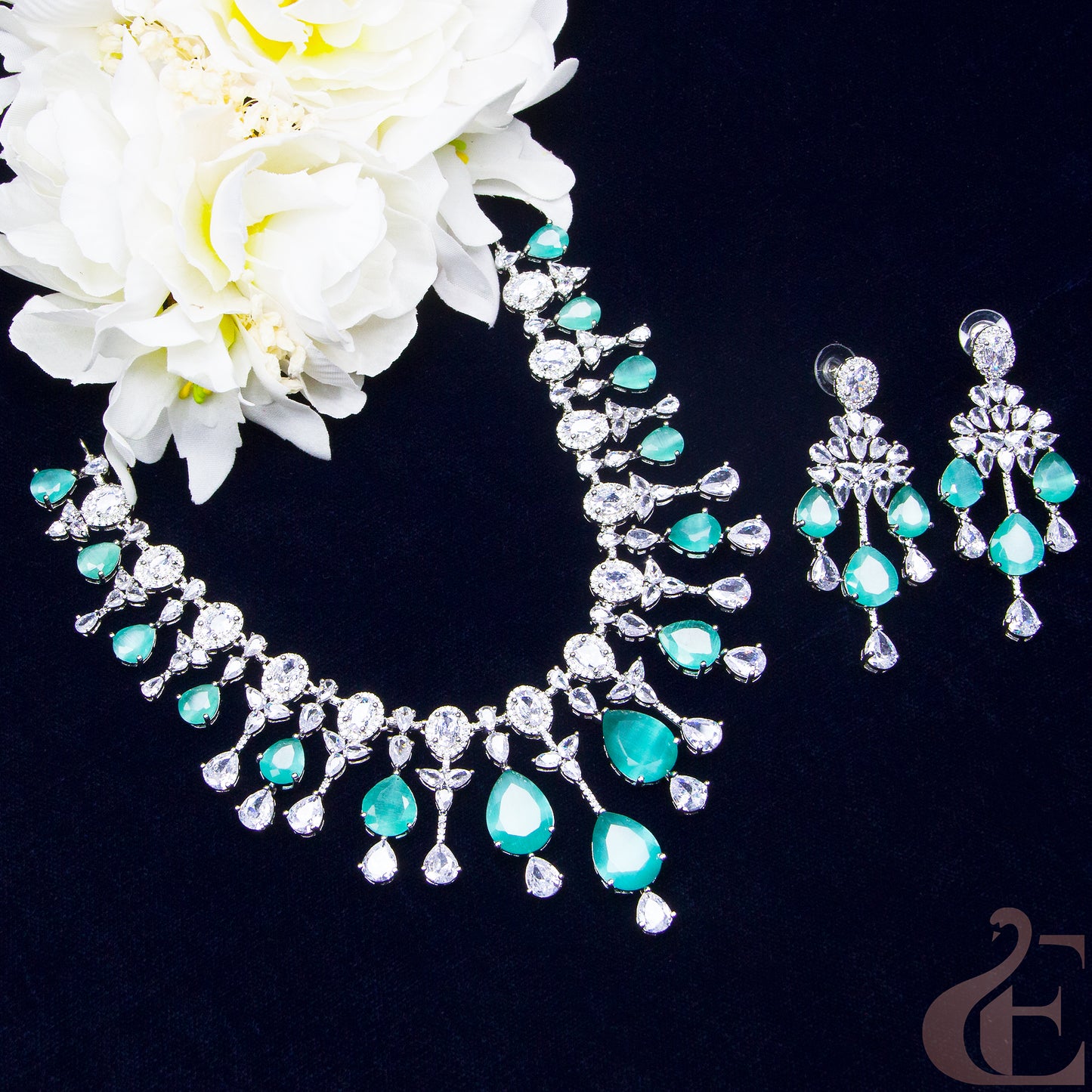 Elegant Design AD Necklace Set 11