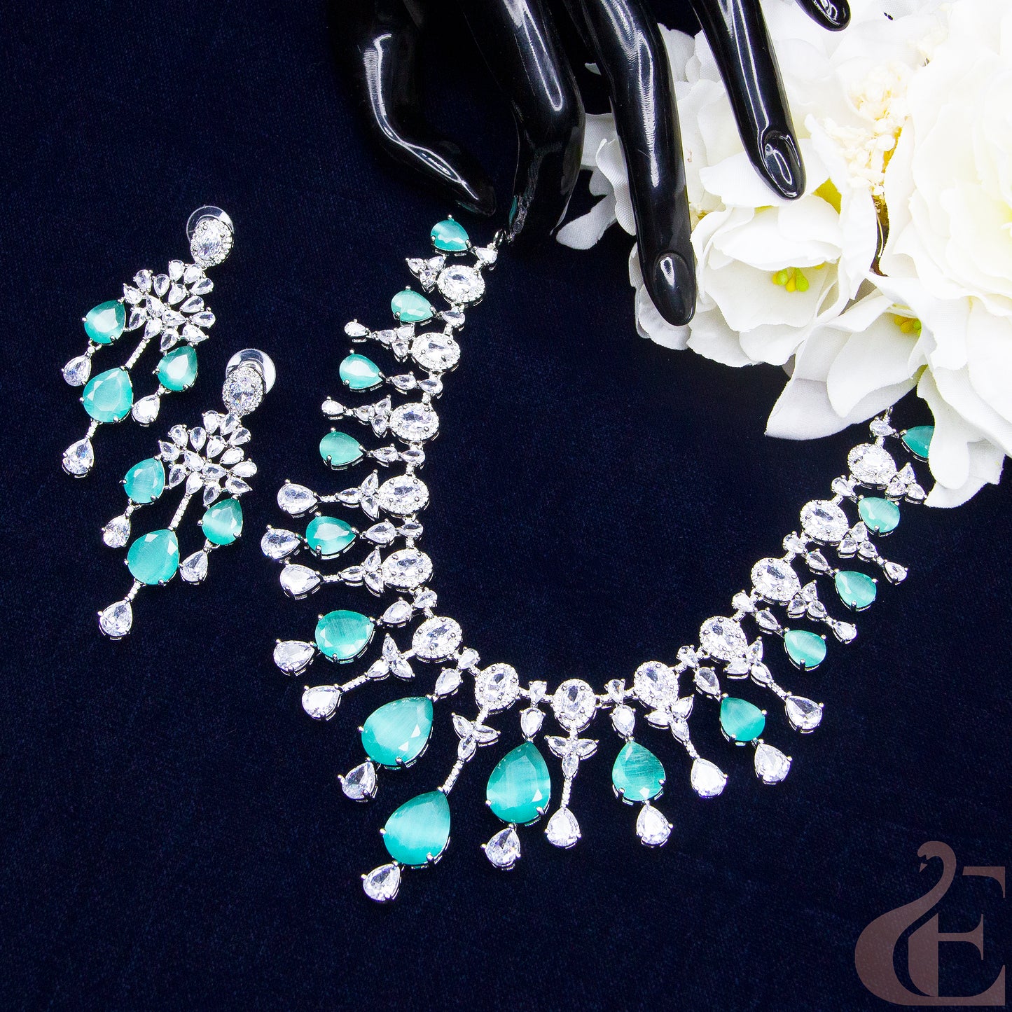 Elegant Design AD Necklace Set 11