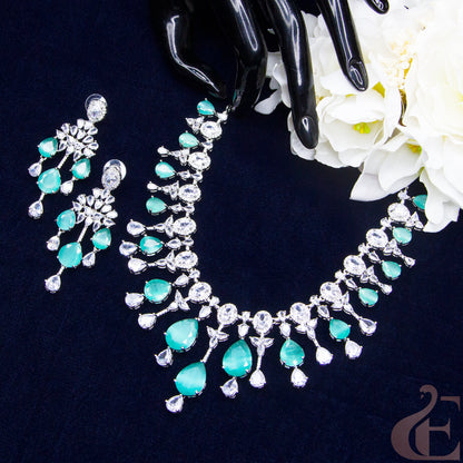 Elegant Design AD Necklace Set 11