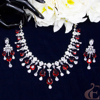 Elegant Design AD Necklace Set 11